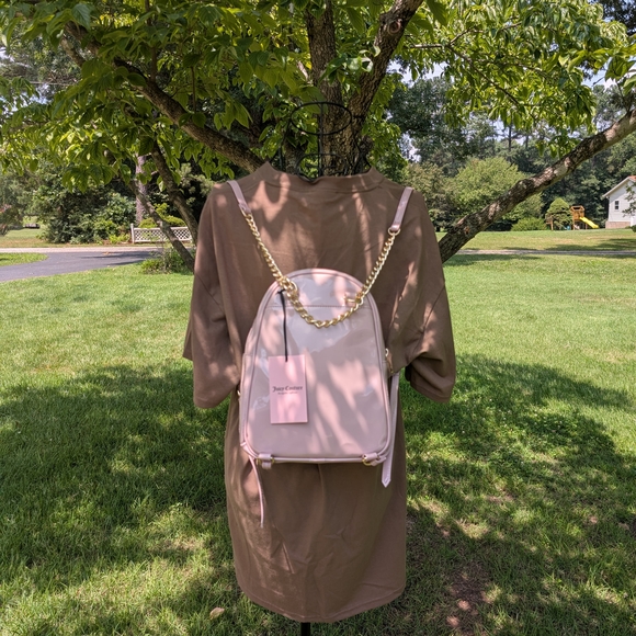 Juicy Couture Pink and Gold Backpack